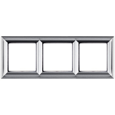 Рамка 3-постовая Jung Eco Profi DECO Алюминий Jung Eco Profi DECO EPD483AL
