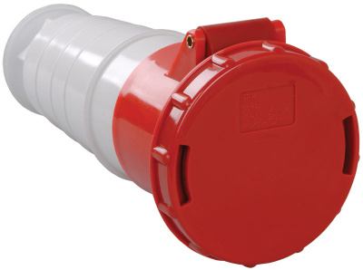 Розетка переносная 3P+РЕ+N 63A/380V IP54 красный IEK ССИ-235 IEK ССИ PSR22-063-5