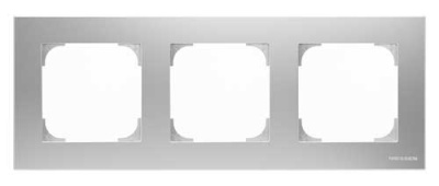Рамка 3-постовая ABB NIE Sky Серебристый алюминий 8573 PL ABB Sky 2CLA857300A1301