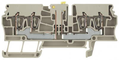 Клеммник измерительный ZTR 2.5/4AN пружина 2.5 мм.кв бежевый Weidmuller Weidmuller  7920900000