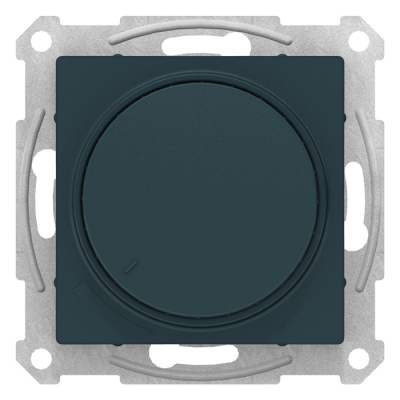 Светорегулятор (диммер) поворотно-нажимной 315Вт механизм Schneider Electric AtlasDesign Изумруд Systeme Electric AtlasDesign ATN000834