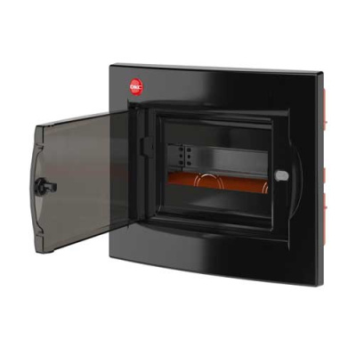 Щиток встраиваемый 8 мод.,IP 41 ,черный DKC DKC  82508DKC