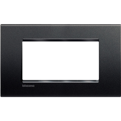 Рамка прямоугольная 4 мод Bticino Living Light Антрацит Bticino Living Light LNA4804AR