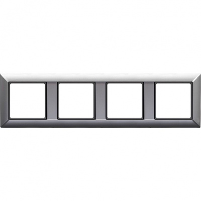 Рамка 4-постовая Jung Eco Profi Алюминий Jung Eco Profi EP484AL
