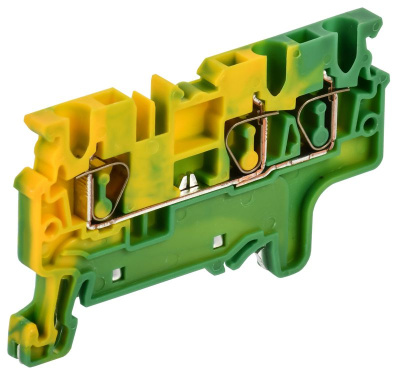 ARMAFIX Клемма пруж. CX2.5-3 PE 2,5мм2 3-конт. зазем. IEK IEK ARMAFIX AF-CT41-00-3-K52-002