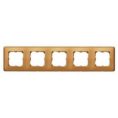 Рамка 5-постовая Legrand Cariva Матовое золото Legrand Cariva 773665
