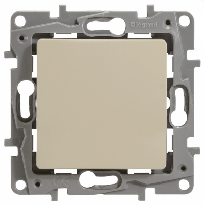 Переключатель 1-клавишный 10A винтовой зажим Legrand Etika Cлоновая кость Legrand Etika 672305