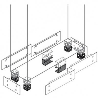 Угловые элементы цоколя 2.5/1.0мм 100мм ABB IS2 ABB IS2 ZN1020