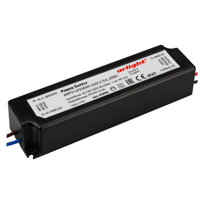 Блок питания ARPV-LV24060 24V, 2.5A, 60W Arlight Arlight ARPV-LV 010992Arlight