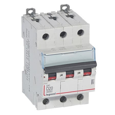 Автоматический выключатель 3P 20 A D 6kA Legrand DX3 Legrand DX3 408090