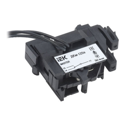 Контакт дополнительный (ДКм-32) с электронным расцепителем IEK MASTER ДКм-125е  IEK ВА88 SVA11D-DK-1-02