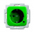 Розетка Schuko с индикацией LED ABB Busch-Duro Зеленый ABB Busch-Duro 2CKA002013A5282