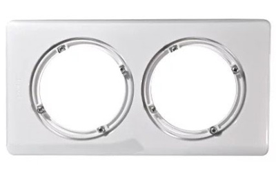 Рамка 2-постовая 2+2 мод IP44 Legrand Celiane Белый Legrand Celiane 069072