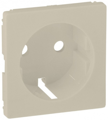 Накладка розетки с заземлением с защитными шторкамиспец.винт.зажим Legrand Valena Life Слоновая кость Legrand Valena Life 755251