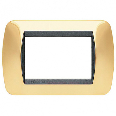 Накладка на 3 модуля, Натуральное Золото Bticino Bticino  L4803OR