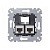 Механизм Розетка компьютерная 2хRJ45 кат. 5 UTP 2 поста Merten SM&SD