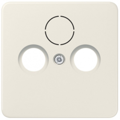 Накладка TV-SAT-FM розетки Jung Слоновая кость Jung CD серия 561SAT