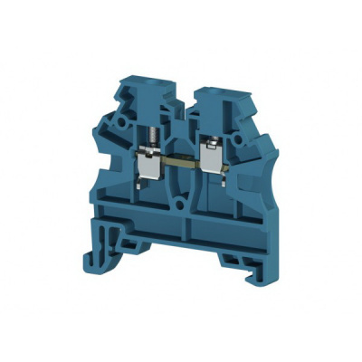 Клеммник на DIN-рейку 2,5мм.кв. (синий); AVK2,5 RD Klemsan Klemsan  304201