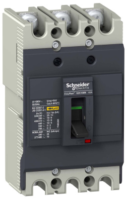 Автоматический выключатель 3P 50A 15kA Schneider Electric EasyPact EZC Schneider Electric EasyPact EZC EZC100N3050