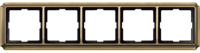 Рамка 5-постовая Merten Antique Античная латунь Merten Antique MTN483543