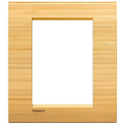 LivingLight Рамка прямоугольная, 3+3 модуля, цвет Бамбук Bticino Bticino  LNA4826LBA