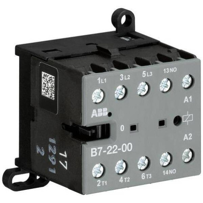 Миниконтактор B7-22-00-01 12А (400В AC3) катушка 24В AС ABB ABB  GJL1311501R0001