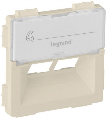 Накладка розетки информационной 2-ой Rutenbeck Legrand Valena Life Слоновая кость Legrand Valena Life 755381