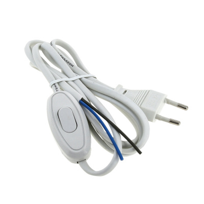 Шнур для бра с проходным выключателем 1,7м. белая ШВВП 2х0,75 EKF PROxima EKF  ASB6-10