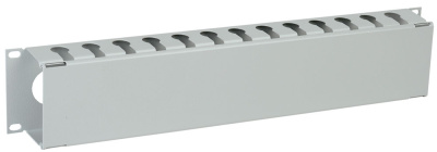 Кабельный органайзер с крышкой 19" 2U, серый ITK ITK  CO35-2MCM