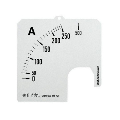 Шкалы сменные A1-5A для аналоговых амперметров перем. тока AMT2 ABB SCL-2 ABB SCL2 2CSM230025R1041