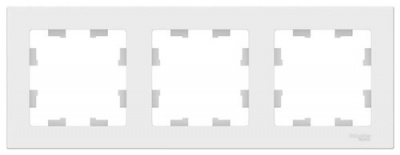 SE AtlasDesign Рамка 3-постовая Лотос универсальная Systeme Electric AtlasDesign ATN001303