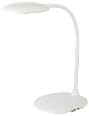 Лампа настольная 6Вт LED Белый Эра ЭРА  NLED-457-6W-W