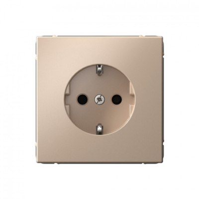 ARTGALLERY РОЗЕТКА с заземлением со шторками, 16А, механизм, ПЕСОЧНЫЙ Systeme Electric ArtGallery GAL001245