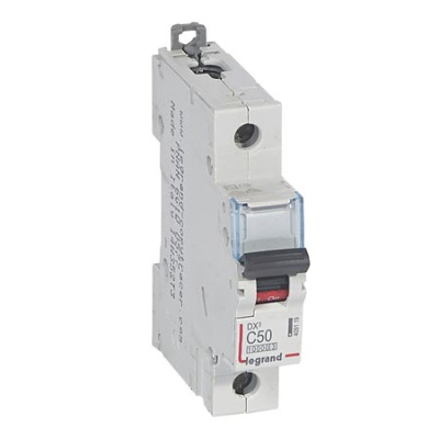 Автоматический выключатель 1P 50A C 10kA Legrand DX3 Legrand DX3 409119