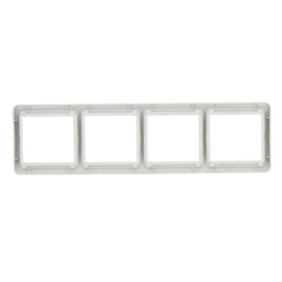 Рамка 4-постовая горизонтальная EKF PROxima Лондон Белый EKF Лондон EEM-G-304-10