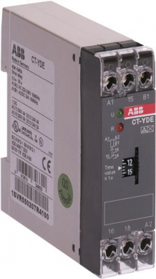 Реле времени 24V AC/DC 220-240V AC 1ПК звезда-треугольник 0,1-10с ABB CT-YDE  ABB CT-E 1SVR550207R1100