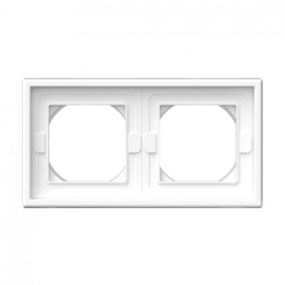 ARTGALLERY 2-постовая РАМКА IP44,  БЕЛЫЙ Systeme Electric ArtGallery GAL440102