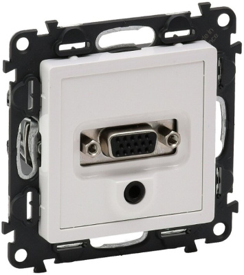 Розетка HD15 + Jack3.5 Legrand Valena Life Белый Legrand Valena Life 753170