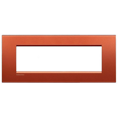 LivingLight Рамка прямоугольная, 7 модулей, цвет Красный шелк Bticino Bticino  LNA4807RK