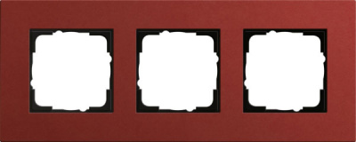 Рамка 3-постовая Gira Esprit Lenoleum-Multiplex Красный Gira Lenoleum-Multiplex 0213229Gira