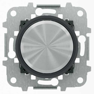 Потенциометр поворотный для л/л 700 Вт 0/1-10V 50mA / кольцо ABB NIE Skymoon Стекло черное 8660.9 CN ABB Skymoon 2CLA866090A1501