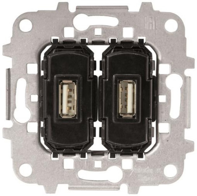 Механизм USB зарядного устройства 2х2000 mA 5В ABB NIE Sky ABB Sky 2CLA818530A1001