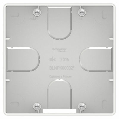 Коробка подъемная для силовых розеток скрытой установки Systeme Electric Blanca Белый Systeme Electric Blanca BLNPK000021