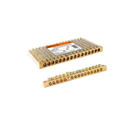 Шина "N" нулевая 8х12мм 16 групп/крепеж по краям 125A TDM 16/2 TDM ELECTRIC TDM Шины SQ0801-0071