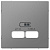 Центральная накладка для USB механизма 2,1A SD Merten D-Life Нержавеющая сталь