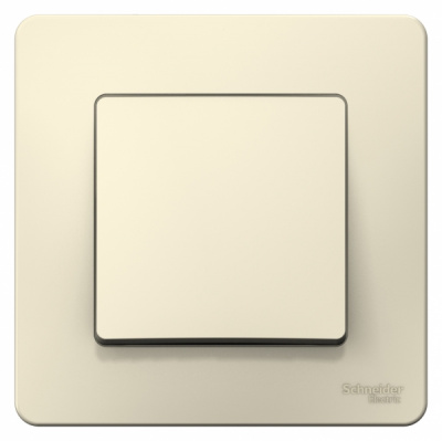 Выключатель 1-клавишный скрытой установки (cхема 1) 6A 250B Systeme Electric Blanca Молочный Systeme Electric Blanca BLNVS006102