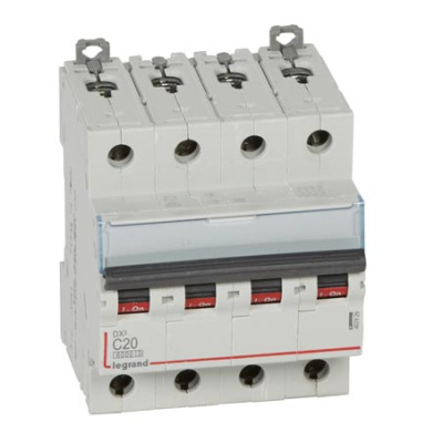Автоматический выключатель 4P 20 A C 6kA Legrand DX3 Legrand DX3 407929