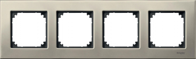 Рамка 4-постовая Merten M-Elegance металл Титан Merten M-Elegance MTN403405