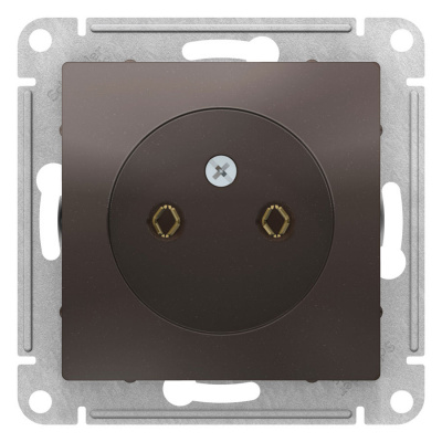 Розетка без заземления 16A механизм Schneider Electric AtlasDesign Мокко Systeme Electric AtlasDesign ATN000641