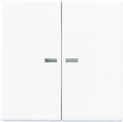 Клавиша 2-ая с линзой подсветки Jung Белый Jung A серия A595KO5WW